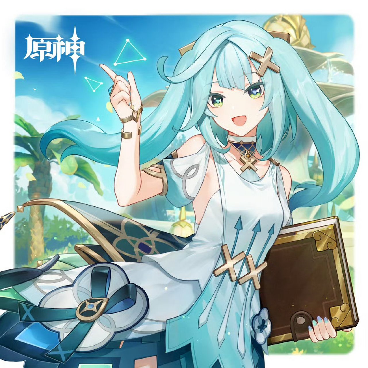 蜜桃社# #原神米游社# #原神珐露珊# 小珊珊生日快乐呀!