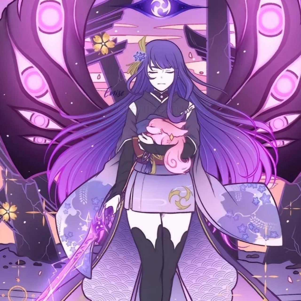 蜜桃社# #原神# 他们的神装实在是太酷了吧!期待水神