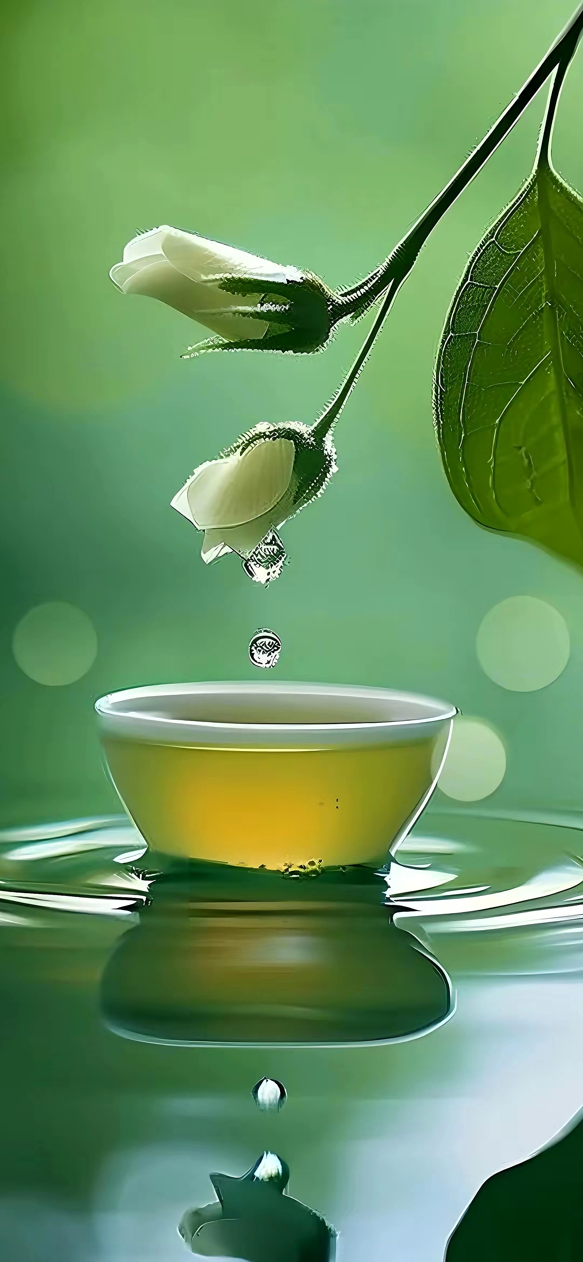 壁纸短句分享: 出门就与微风撞了个满怀,风中含着露水和栀子花的气息