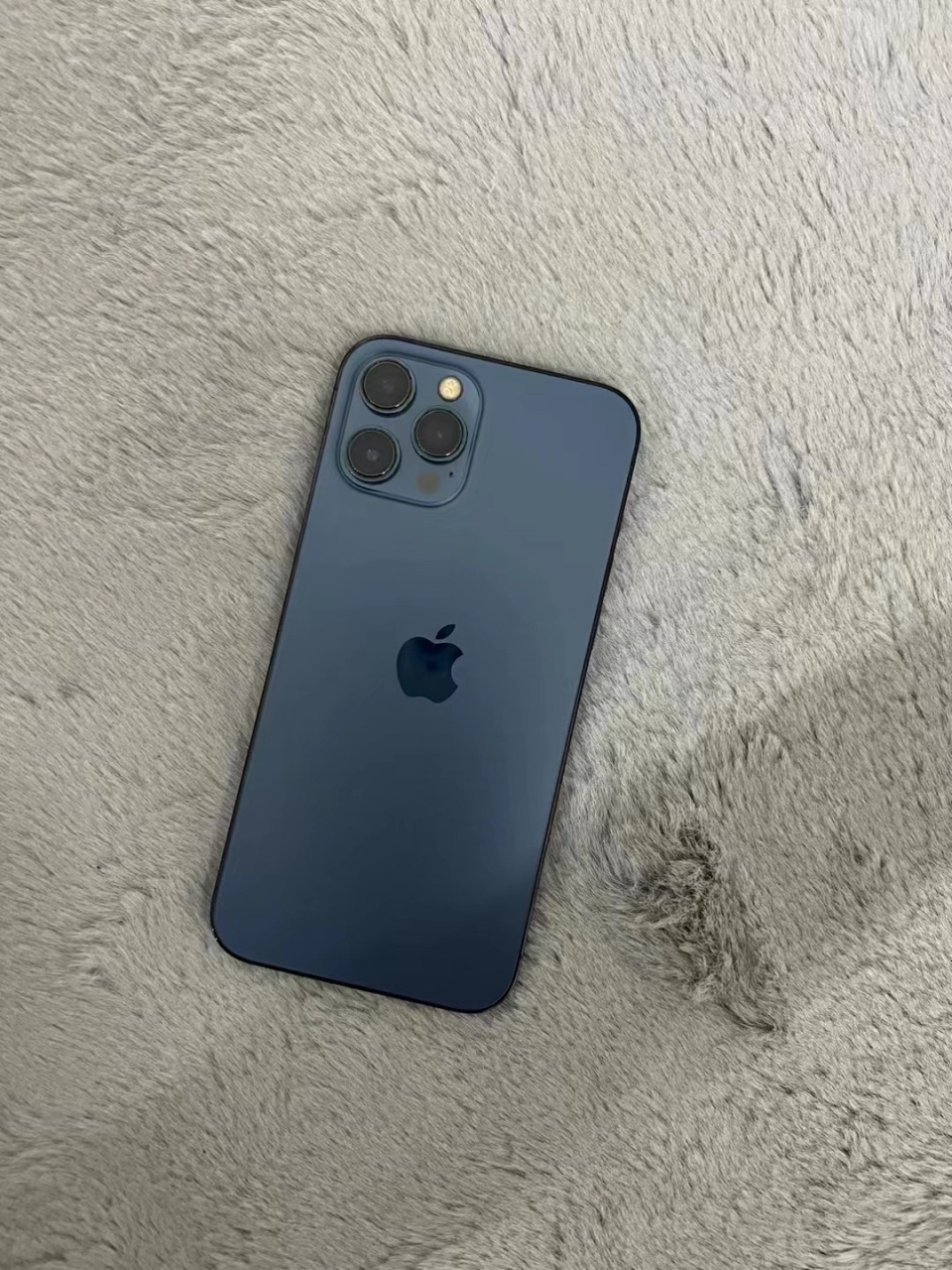 苹果12promax 256港蓝5g 全原97新 屏幕靓  电池效率91 单机4980
