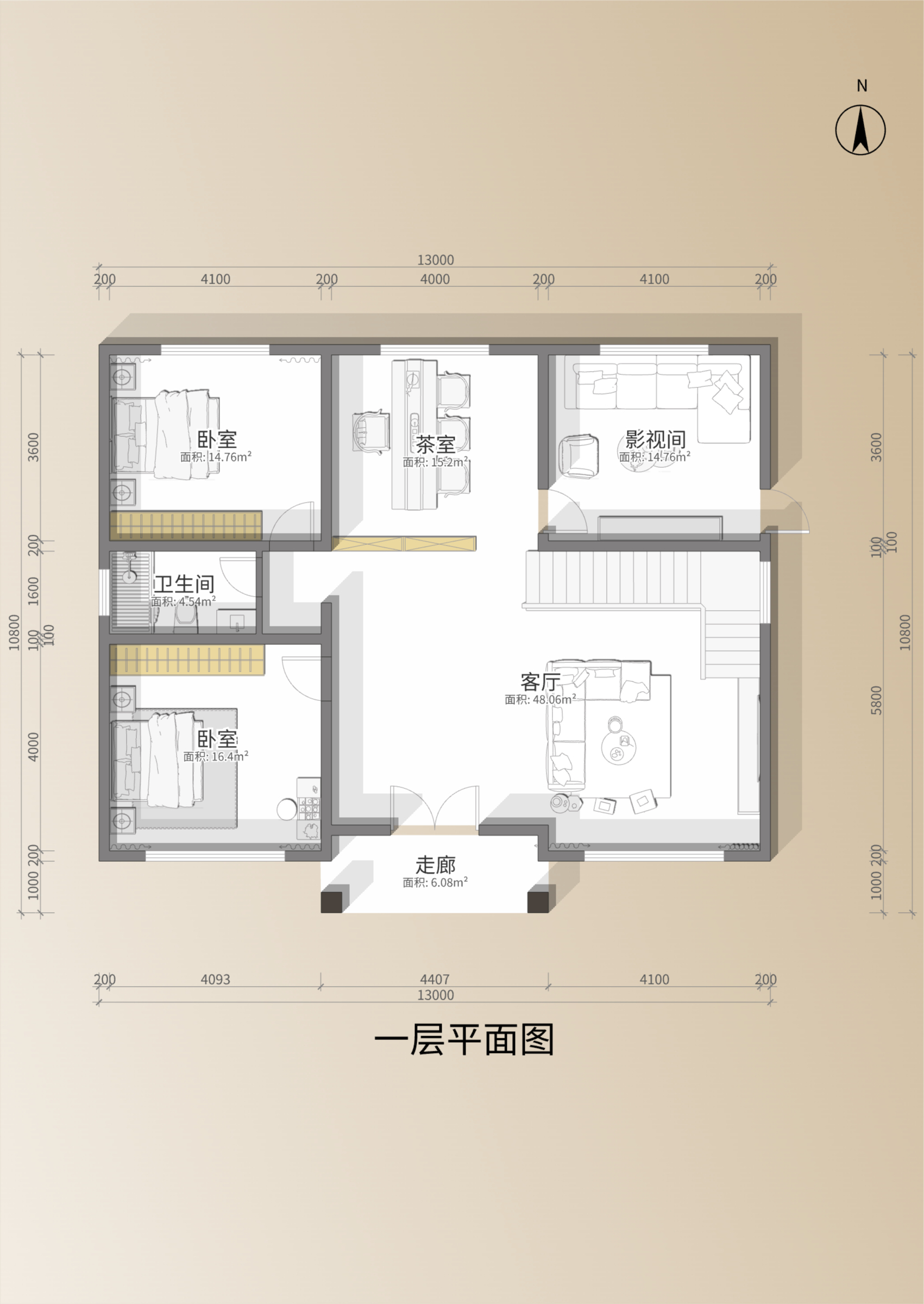 12乘14米自建房图纸图片