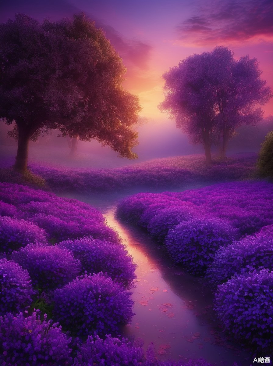 94走进这片梦幻的紫色花海,仿佛置身于童话世界中.