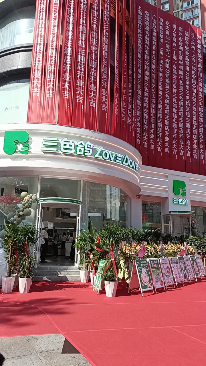 南阳三色鸽第一家主题蛋糕店开业啦 2023年9月7日上午,位于南阳市文化
