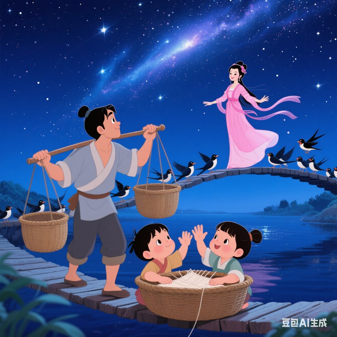 牛郎织女的故事*祝愿夫妻共同进步经营美好婚姻