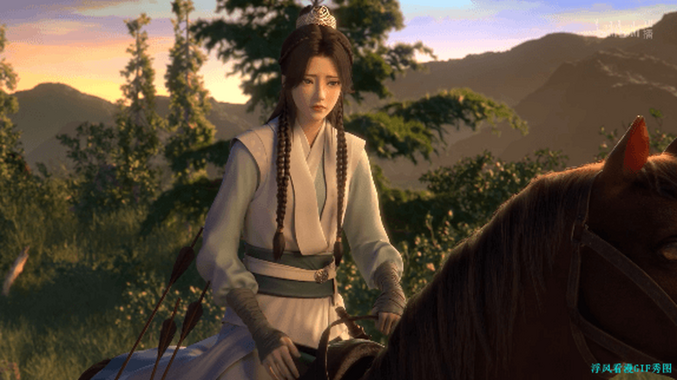 马怜儿三箭寄情丝