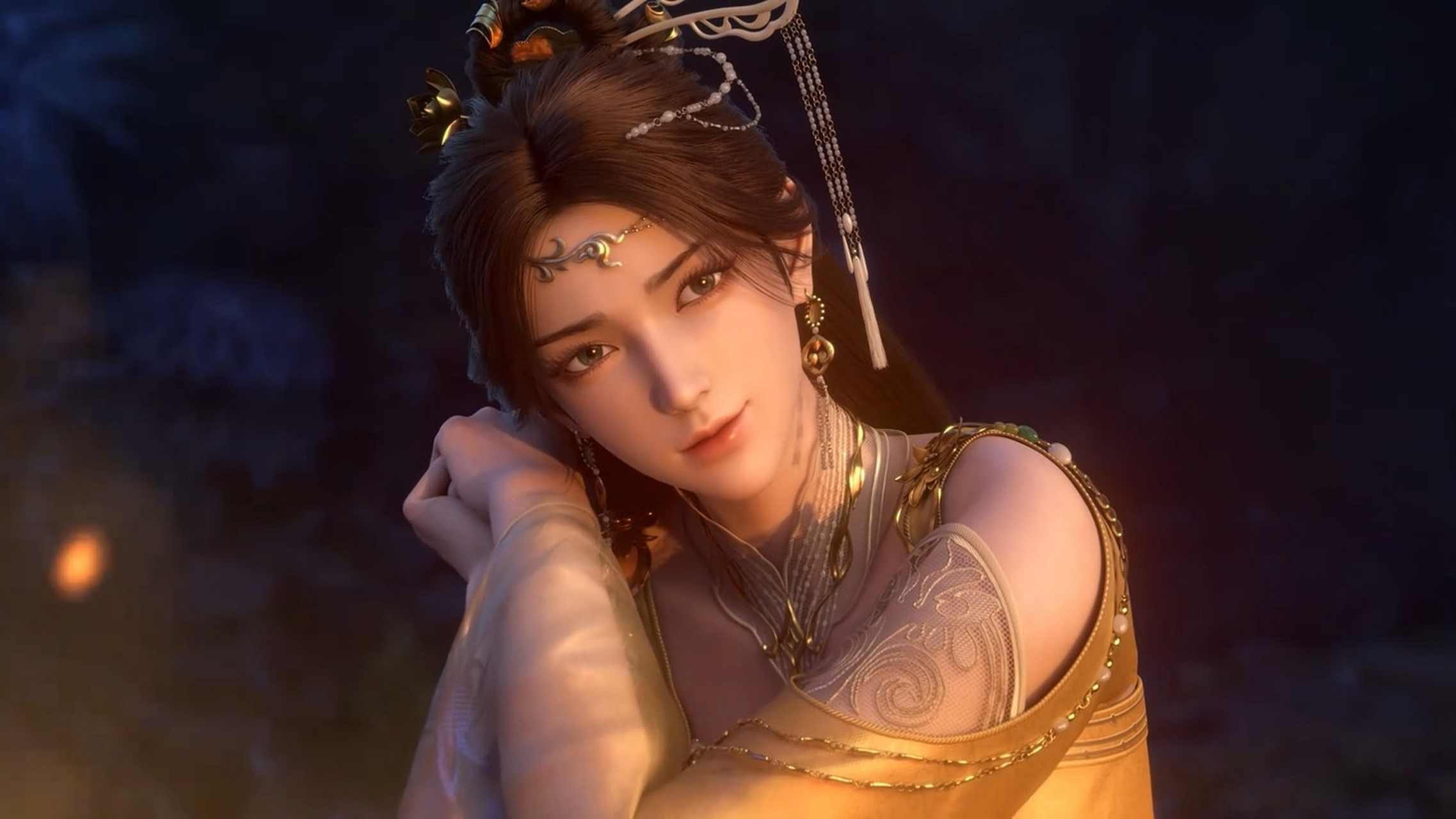 诛仙～40|金瓶儿:公子烤兔子的时候都这么帅!