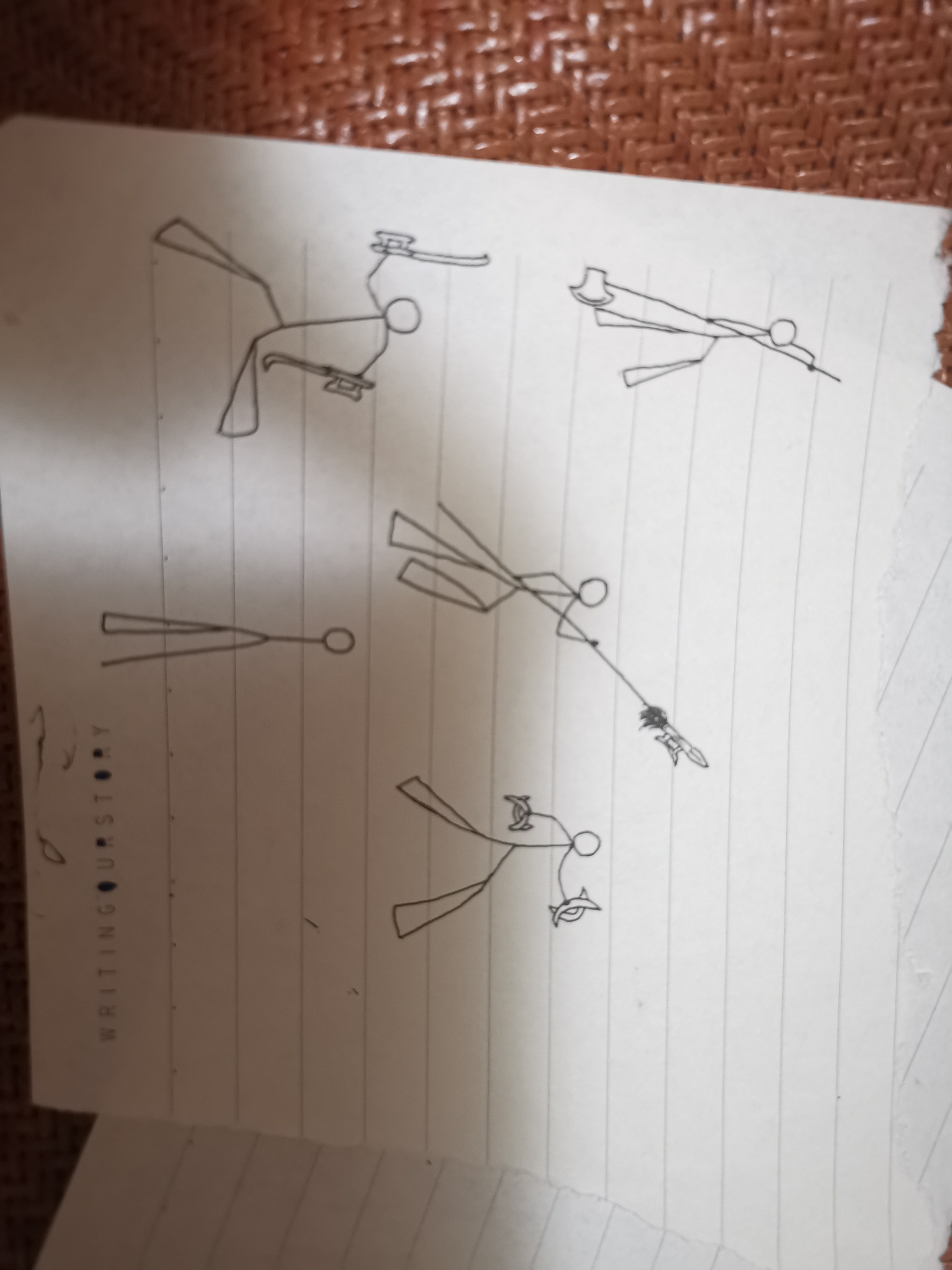 所以先给大家看看我画的火柴人,但是我会想的,加油!