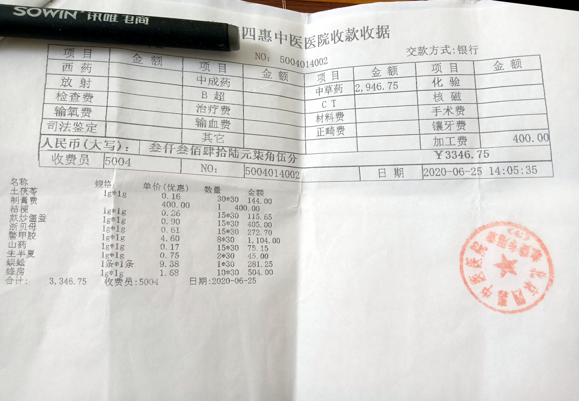 北京四惠中医院开的药方,冯春祥开方子,都是一模一样方子.