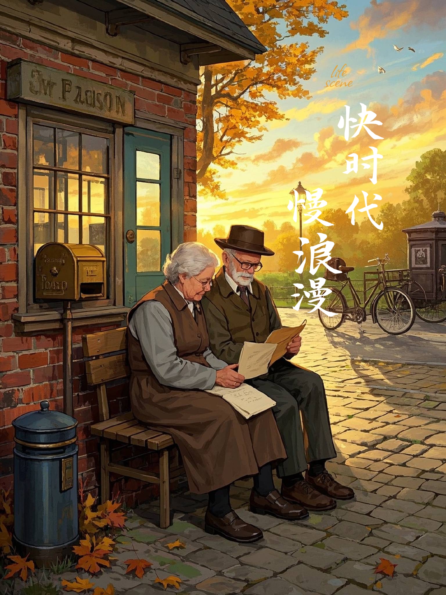藏在文字里的浪漫# "从前的日色变得慢,车,马,邮件都慢,一生只够爱一