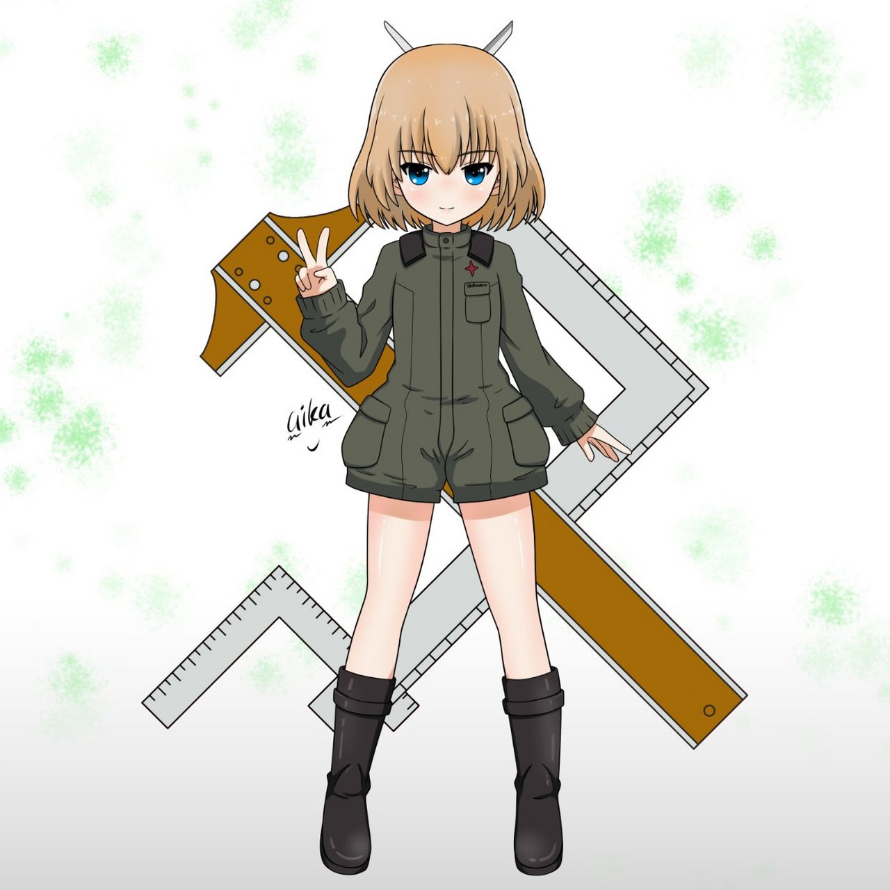 少女与战车----喀秋莎[滑稽]