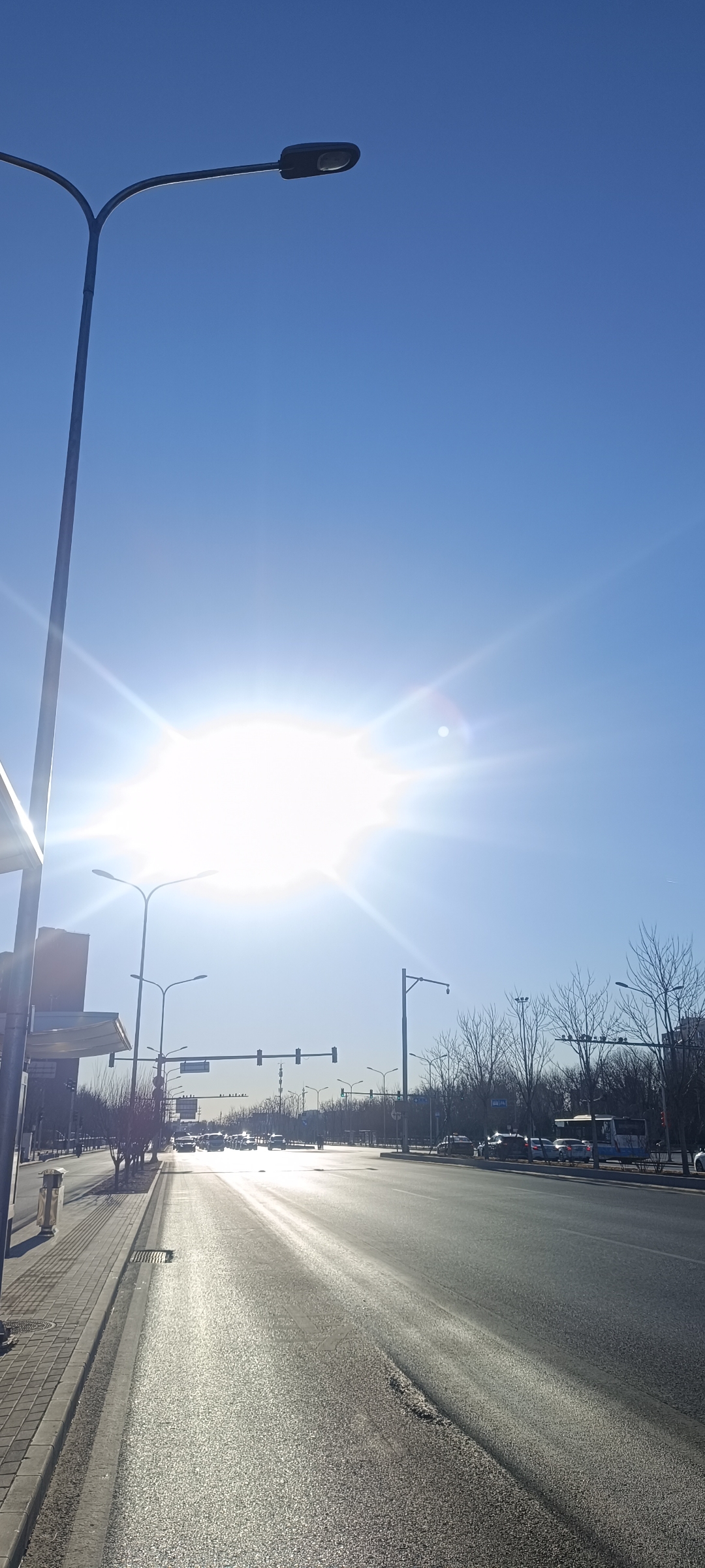 春节除十一早上,太阳普照,可凌冽寒风吹的肆无忌惮根本不考虑现在人们