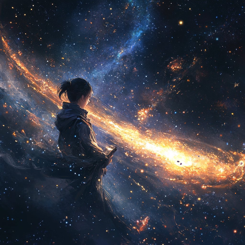 星空与人物结合:将星空与人物形象融合,展现出梦幻的效果,让你的头像