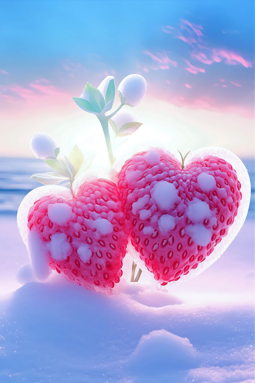❄️冬日恋歌:遇见雪中的心形❤️