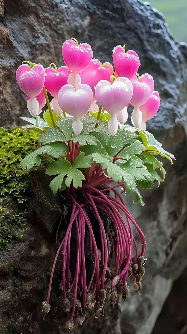 在悬崖峭壁之上,生长着一种坚韧而美丽的花朵,被称为"悬崖之花".