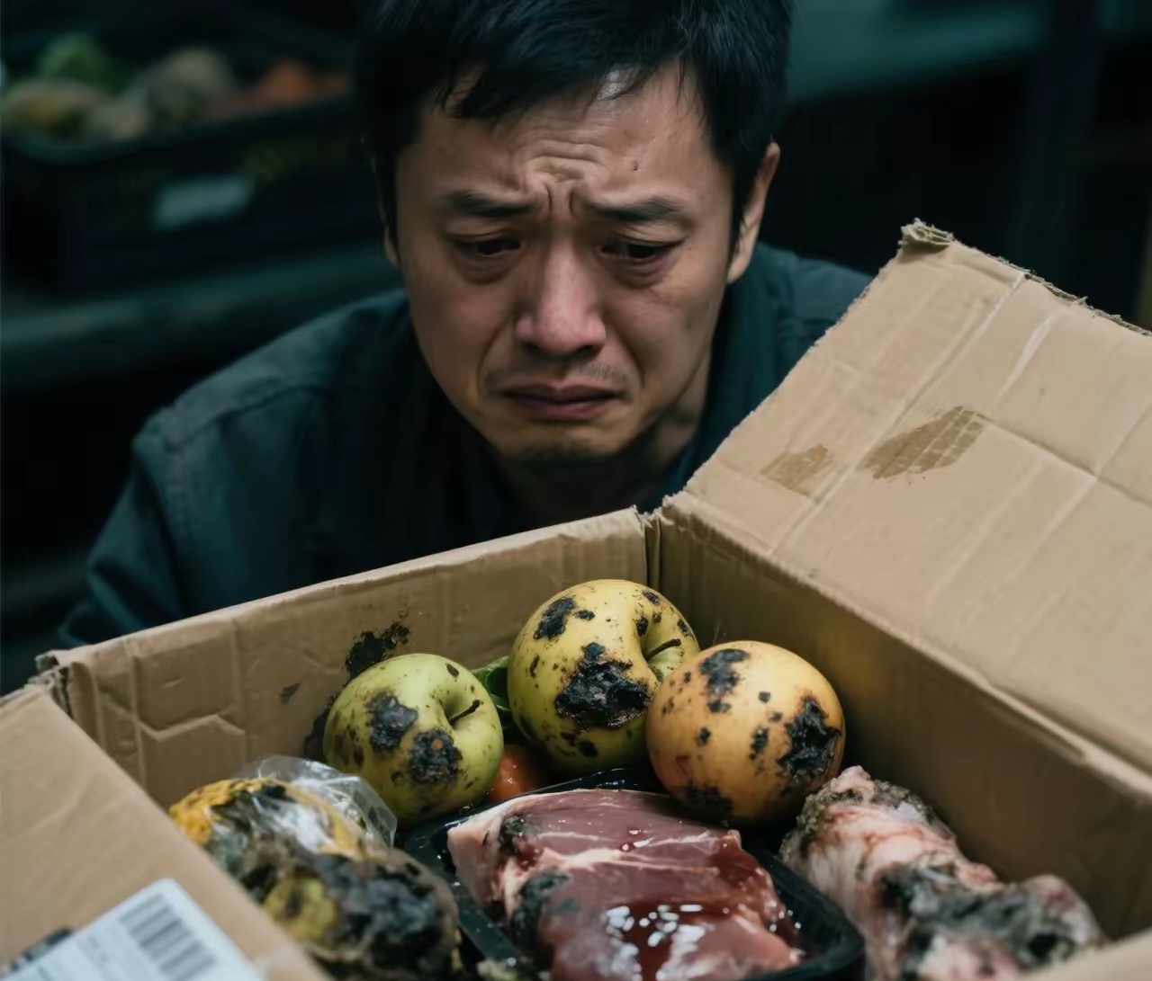 原本货品出现问题了,尤其是那些小型水果