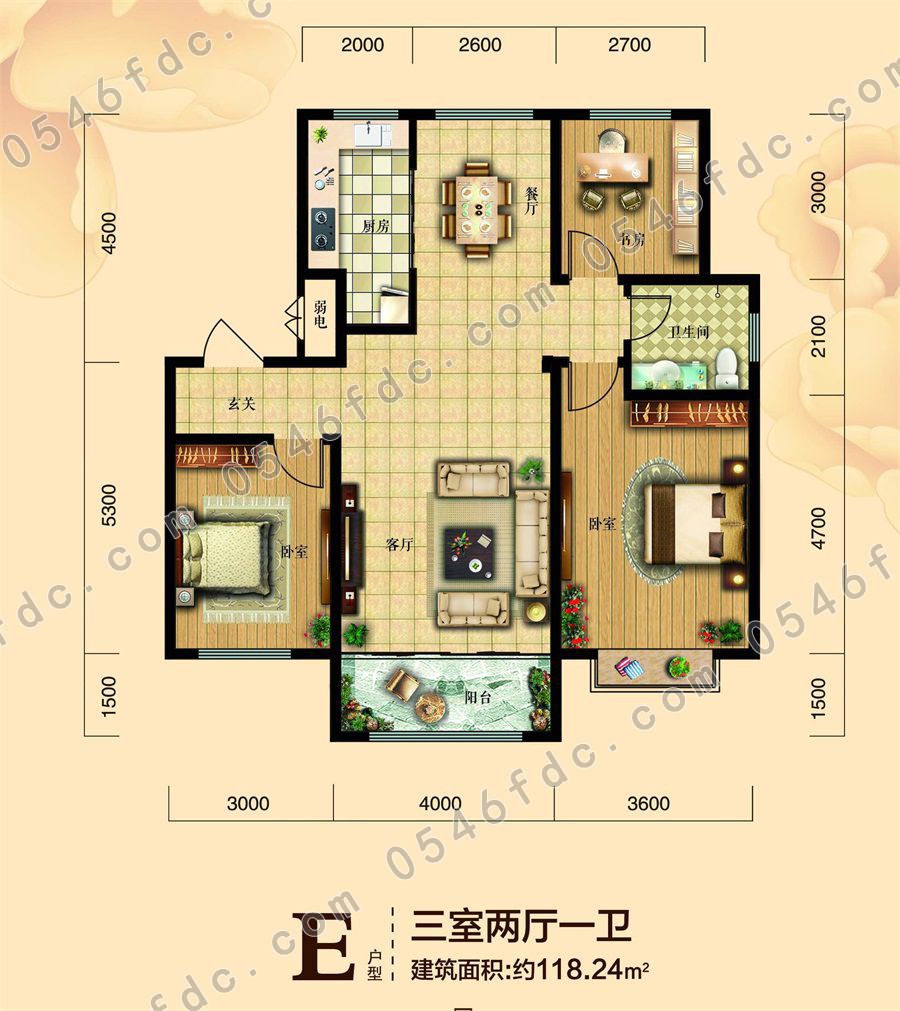 鞍山富甲一方户型图图片