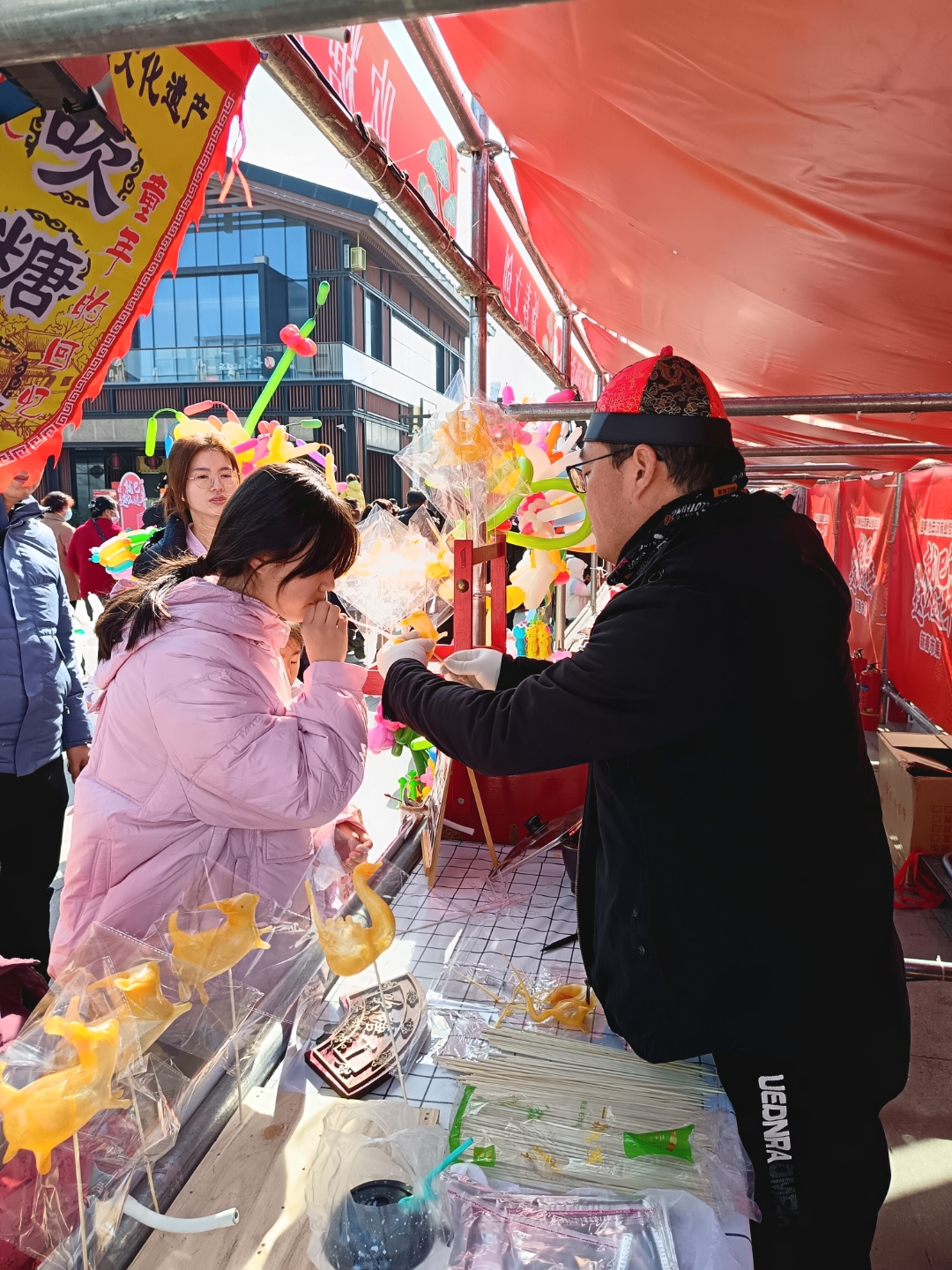 西安吹糖人互动体验暖场活动 你来吹我来捏 非遗暖场 推广引流 互动