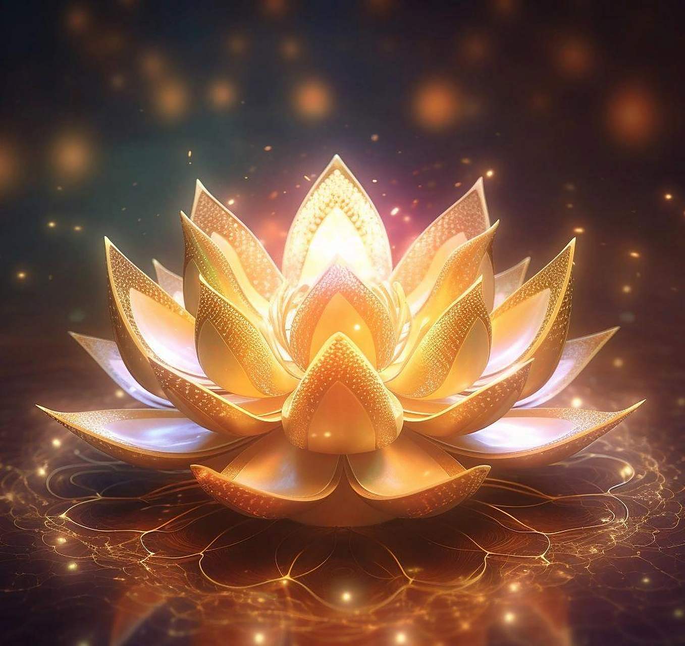 金色莲花,见者好运#我要上热门