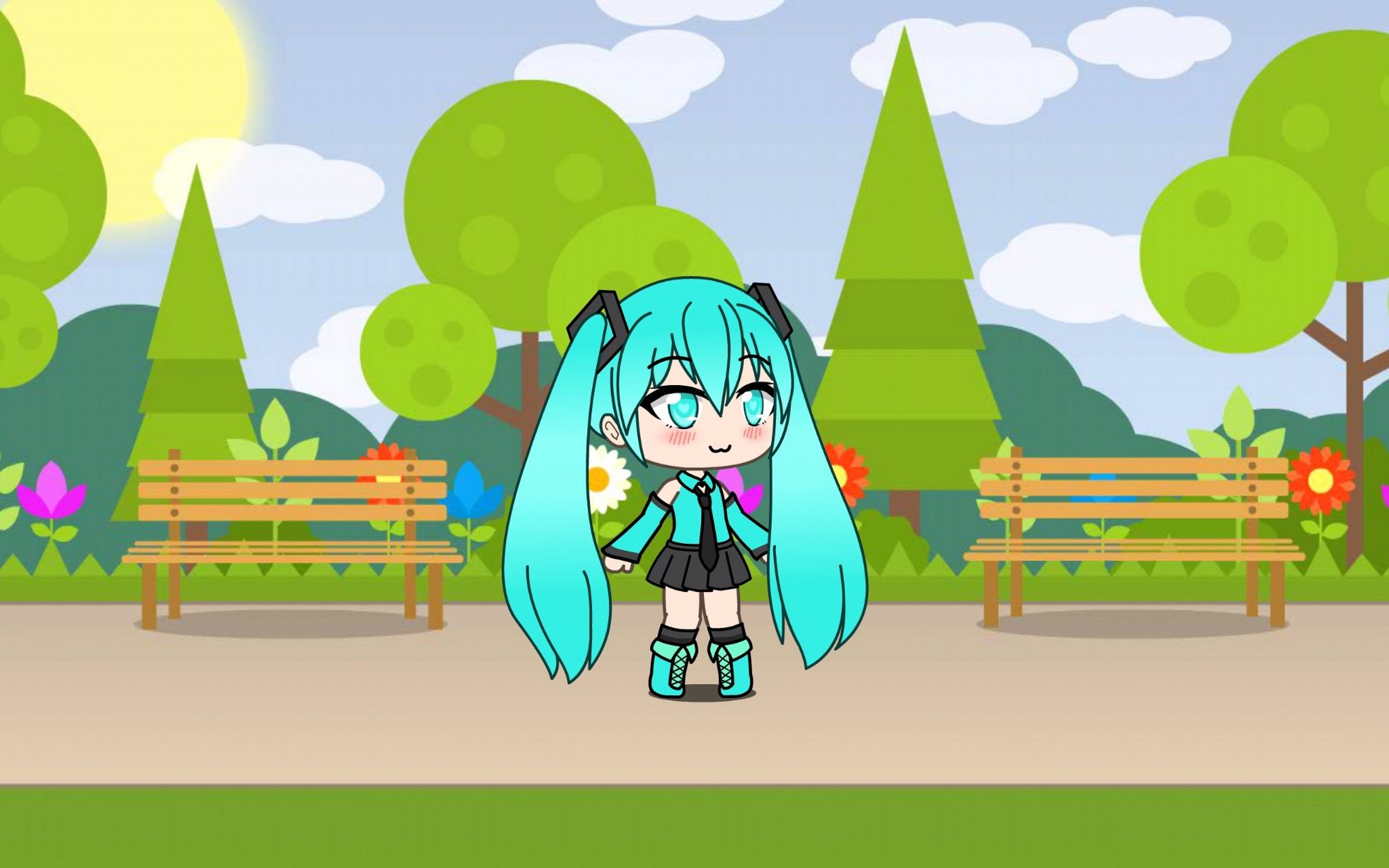 扭蛋人生制作坊之初音,做的不太像啊.[左捂脸][左捂脸][左捂脸]