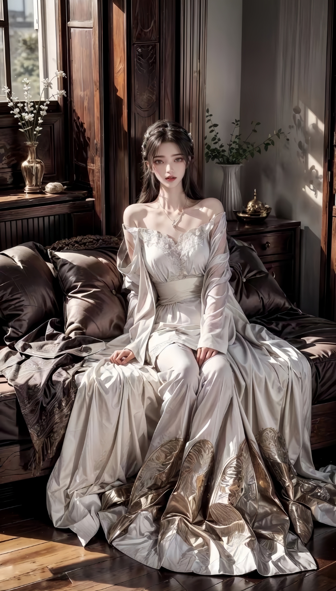 素裙白衣  倩影如仙  天命所归  逆凡成仙#李慕婉