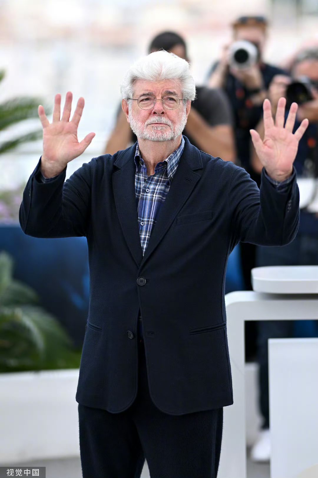 乔治卢卡斯戛纳电影节终身成就奖#"星战之父"乔治·卢卡斯亮相本届