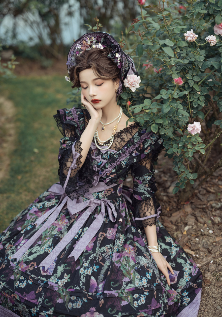 谢安然lolita连衣裙