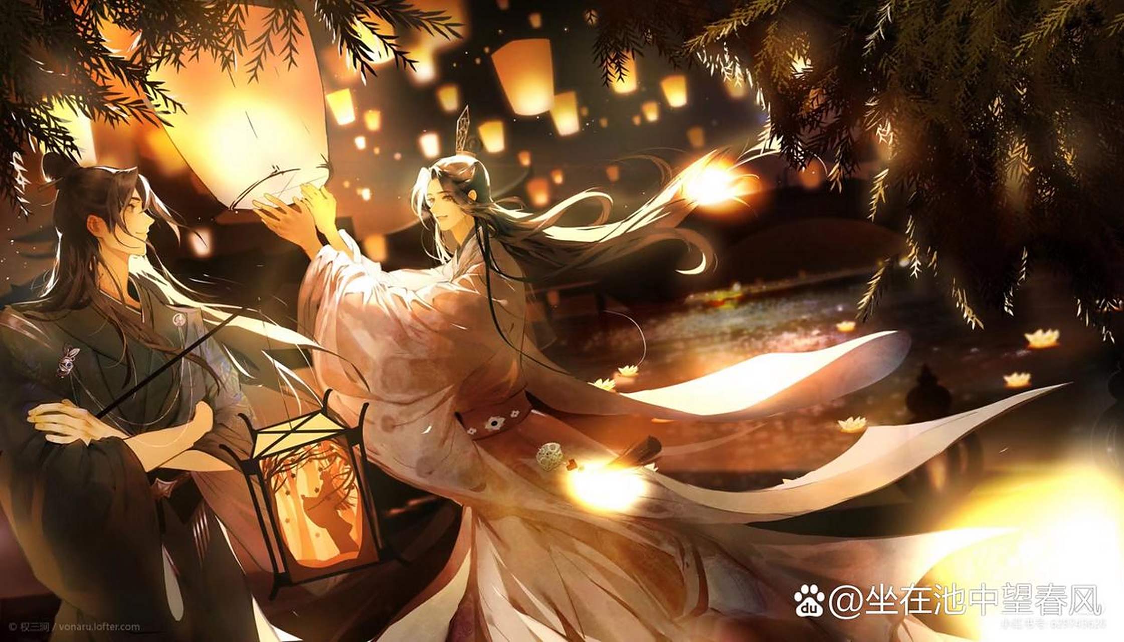 天官赐福#  花城爱都来不及的人 黑水碰都不敢碰的人 戚容最尊重的人