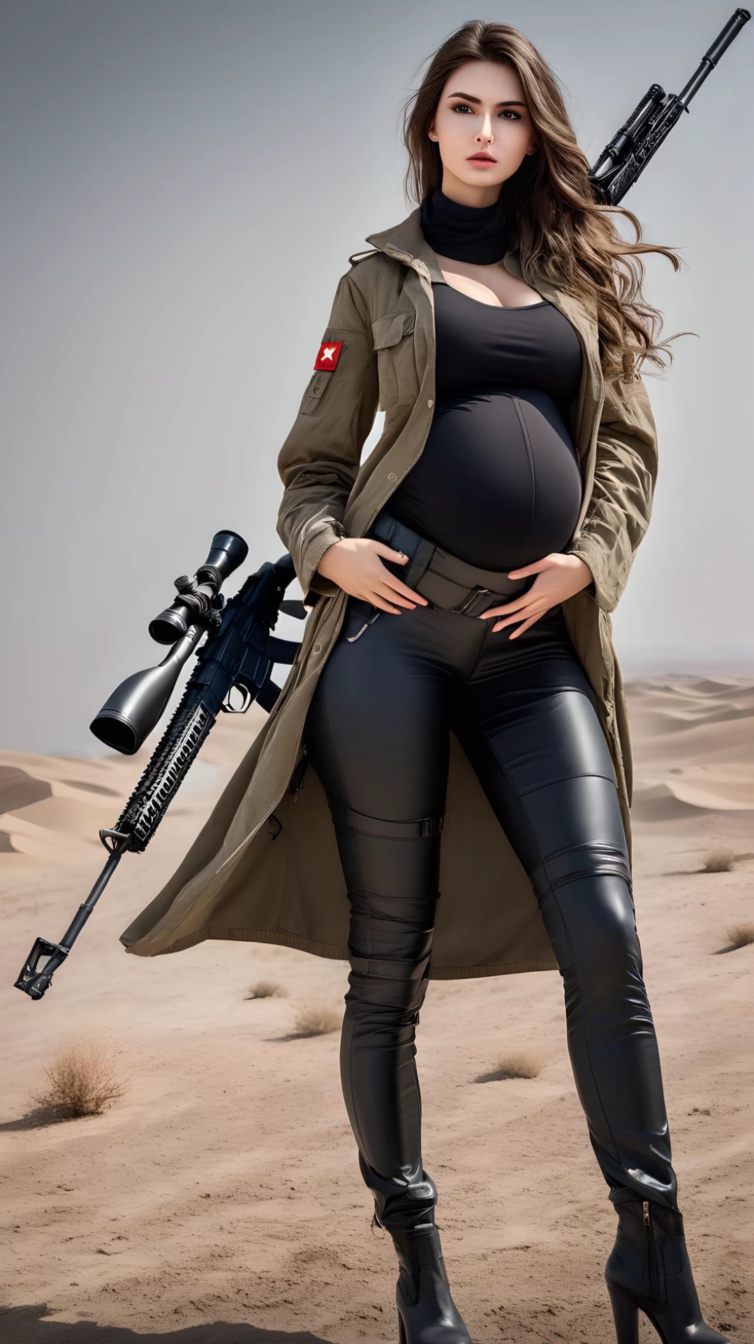 这些是哪国女战士,孕照好美,真去上阵杀敌,估计敌人也不忍下手吧!