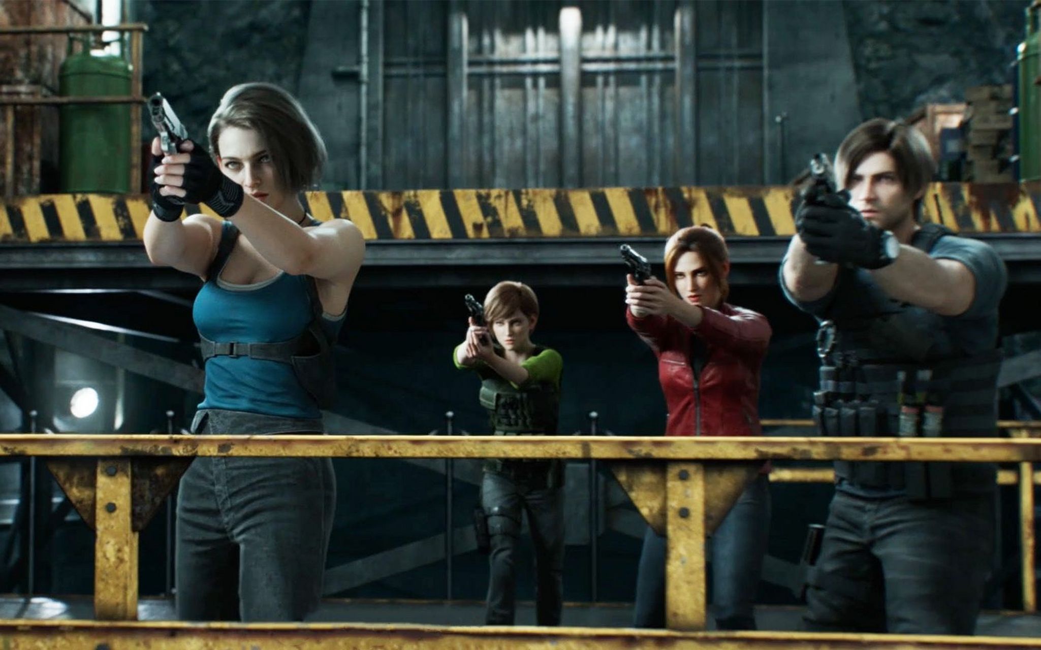 单机游戏# 动画电影《生化危机:死亡岛》公开了最新海报,正式预告片