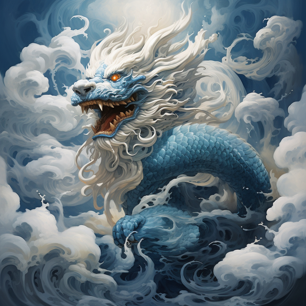 神龙再现,见着好运.ai绘画,仅供娱乐