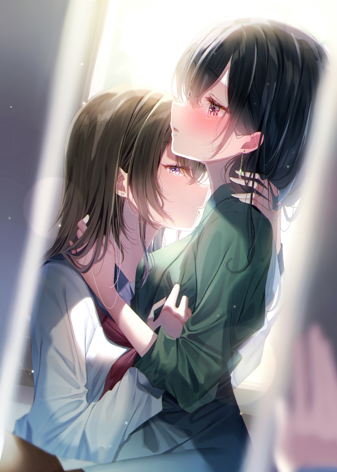 百合 画师:藤城まつり id:123423596 #二次元