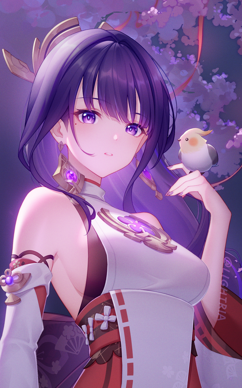 雷电将军 画师:lightria id:109359138#二次元