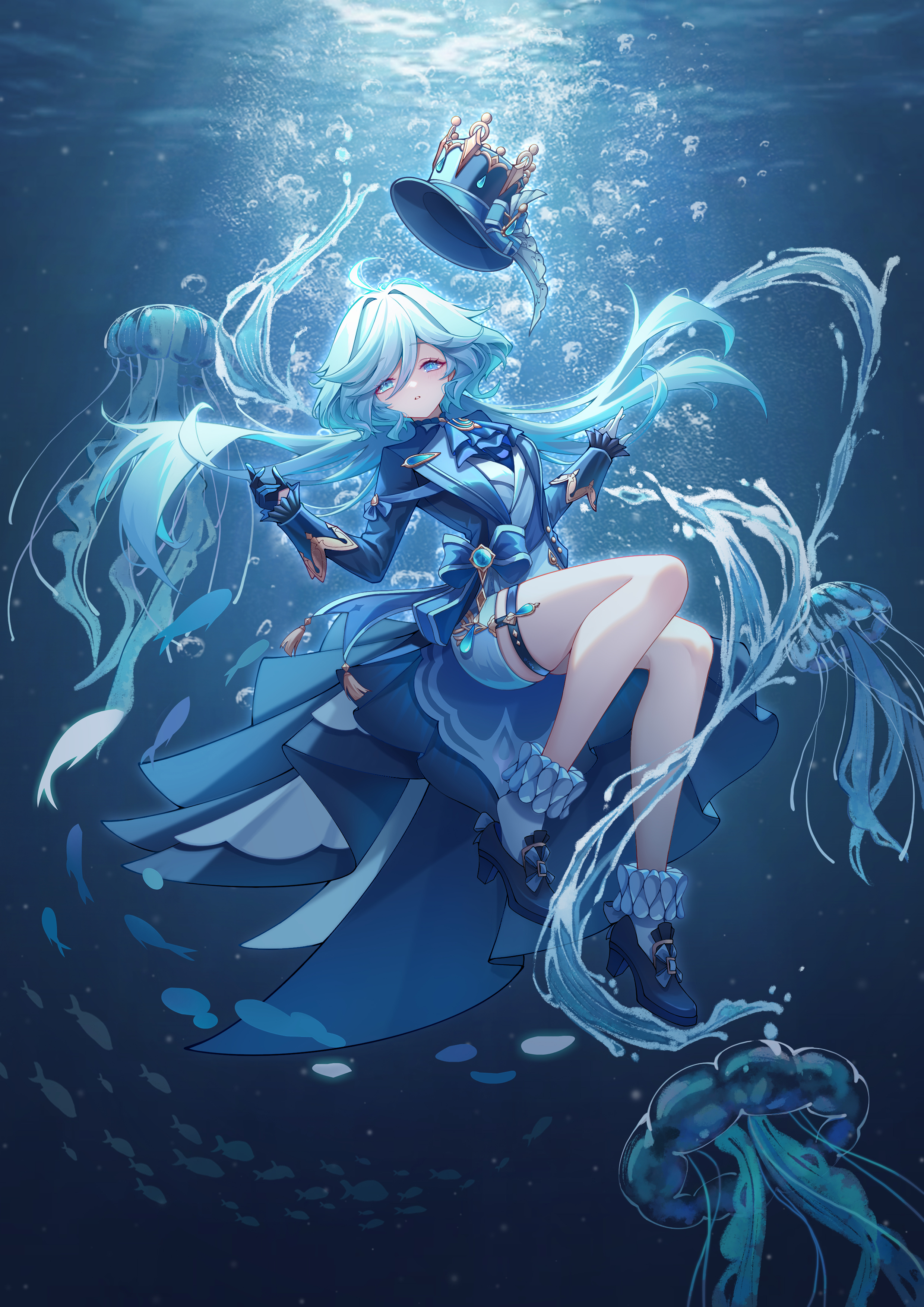 芙宁娜 画师:拾八菌 id:118278903#二次元