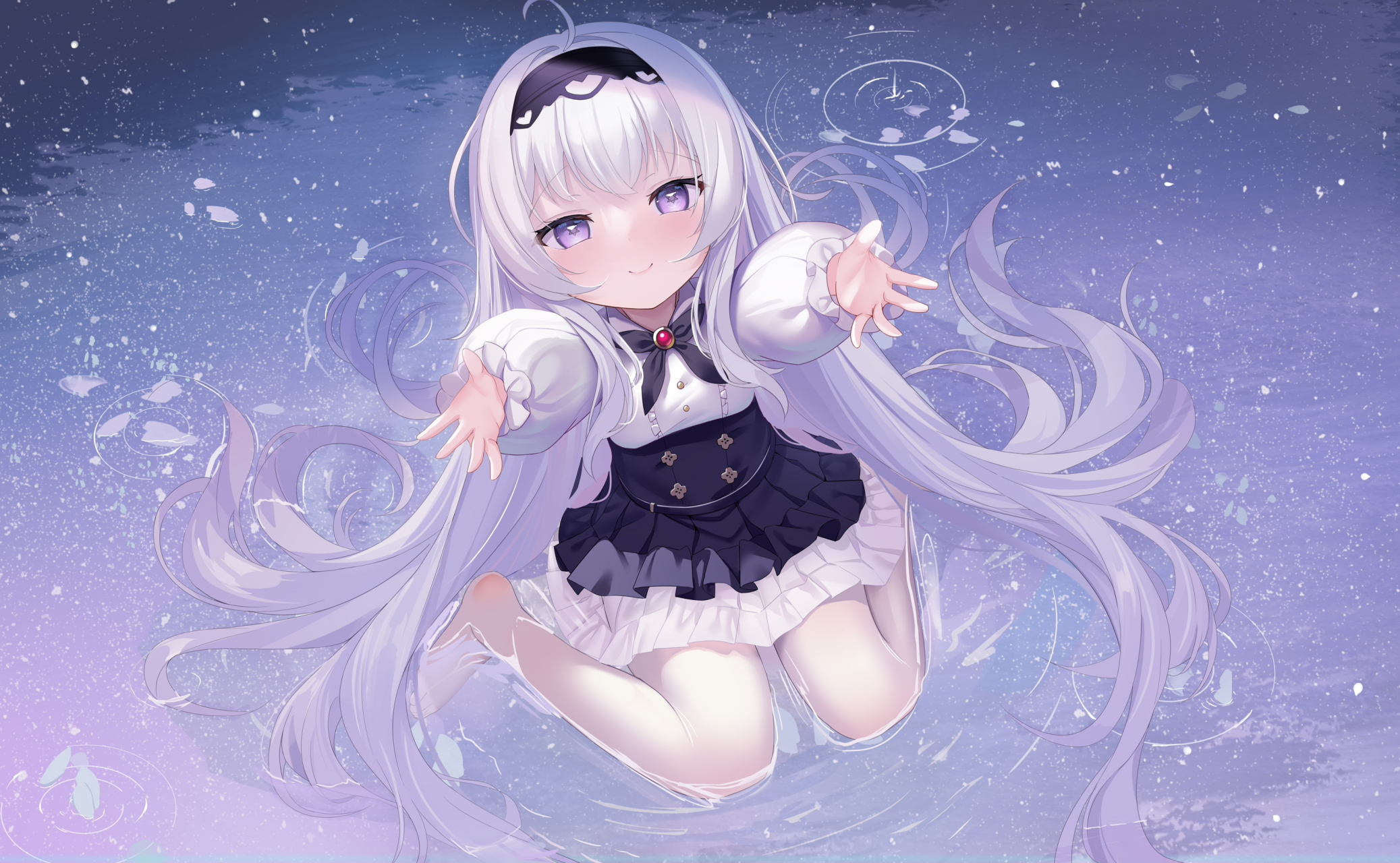 白丝 画师:中午茶会 id:112342371#二次元