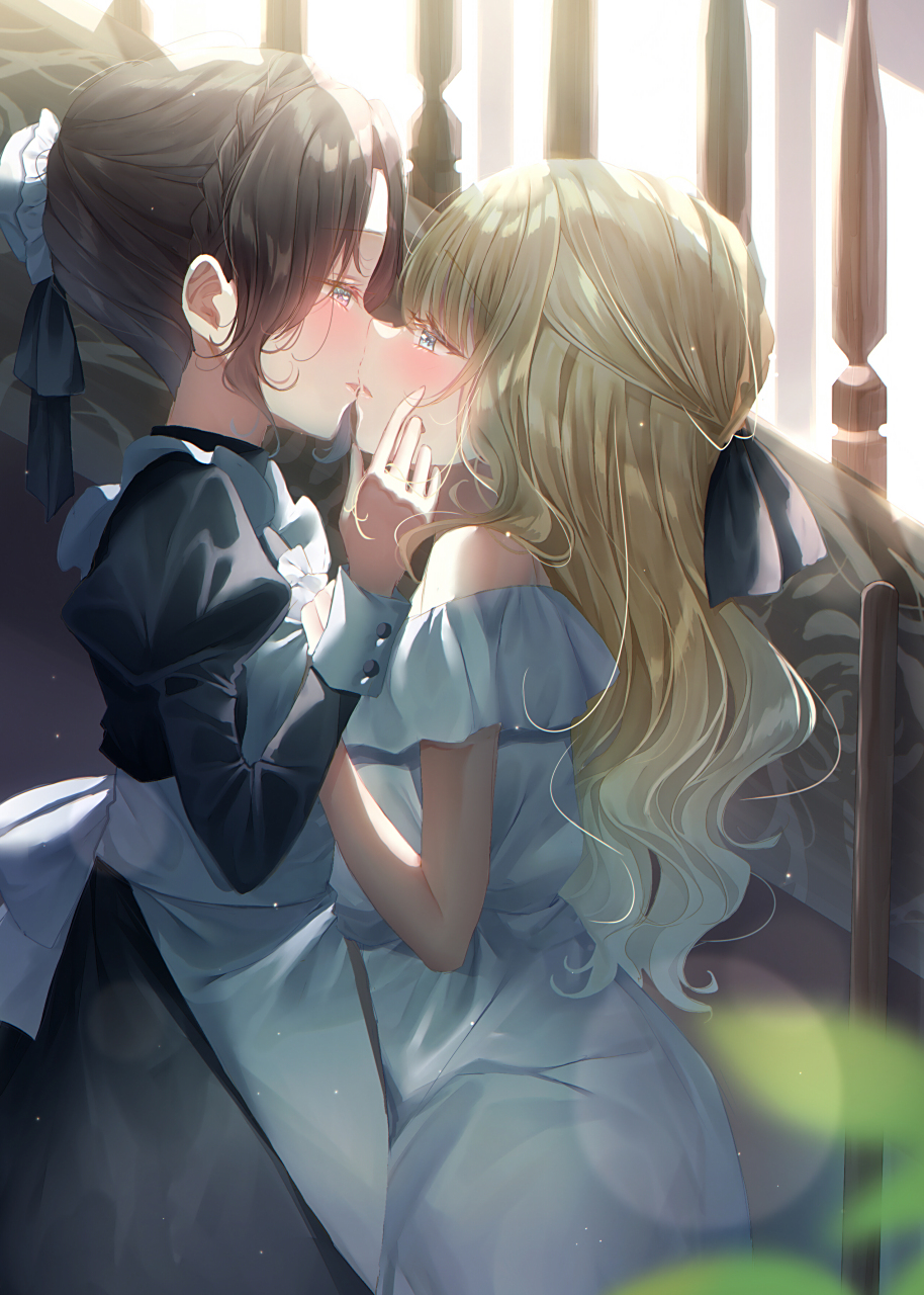 百合 画师:藤城まつり id: 110406624#二次元