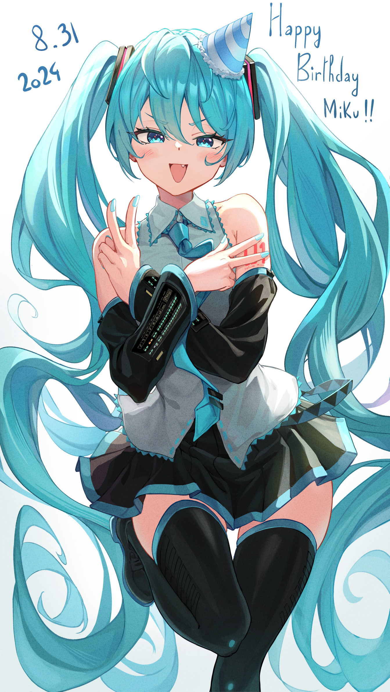 九宫格 初音 图一:画师:bib id:121980616 图二:画师:wenp id