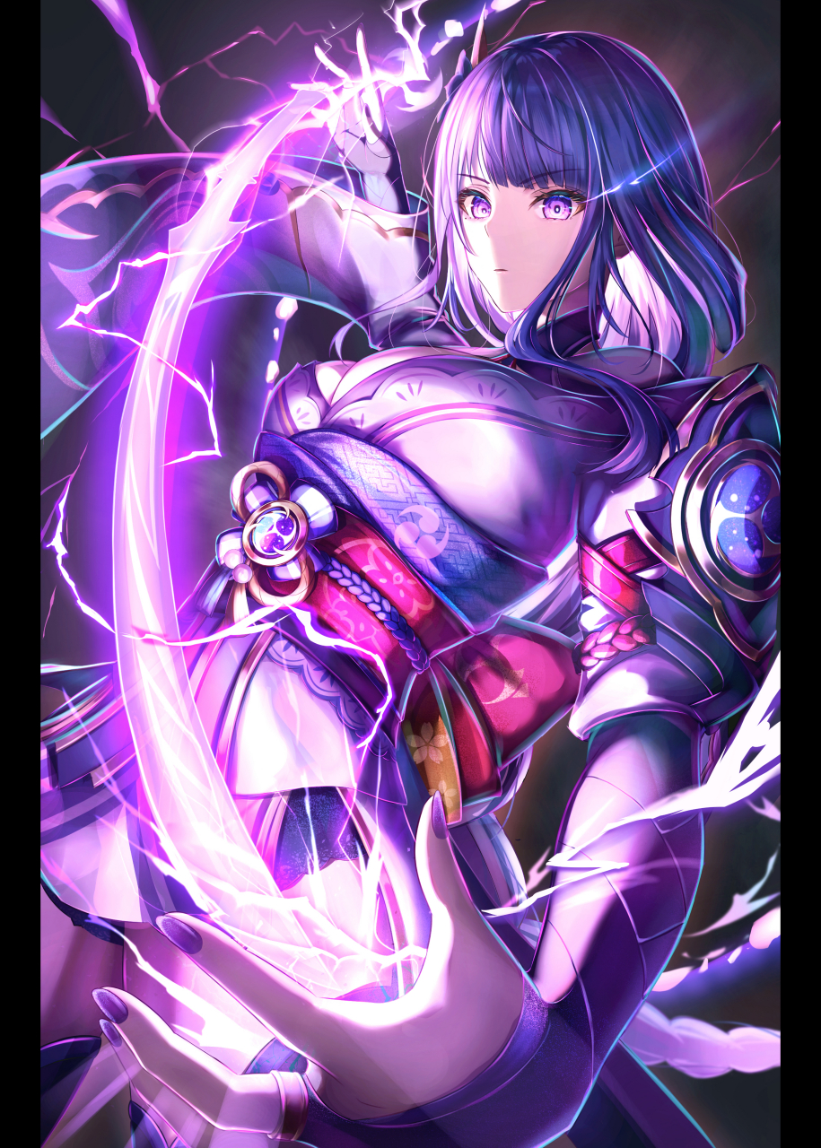 雷电将军 画师:おたば id:110305305#二次元