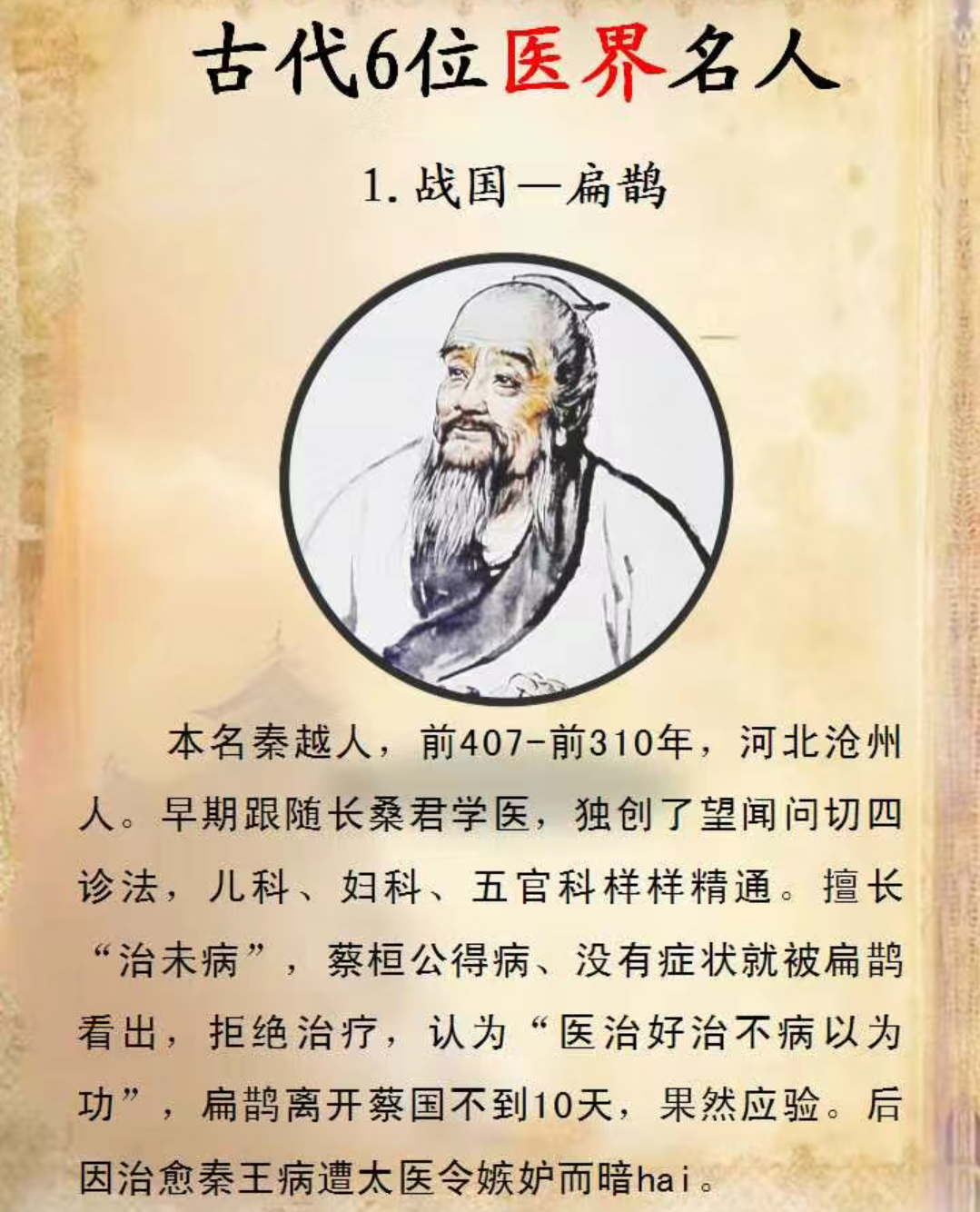 历史人物扁鹊介绍图片