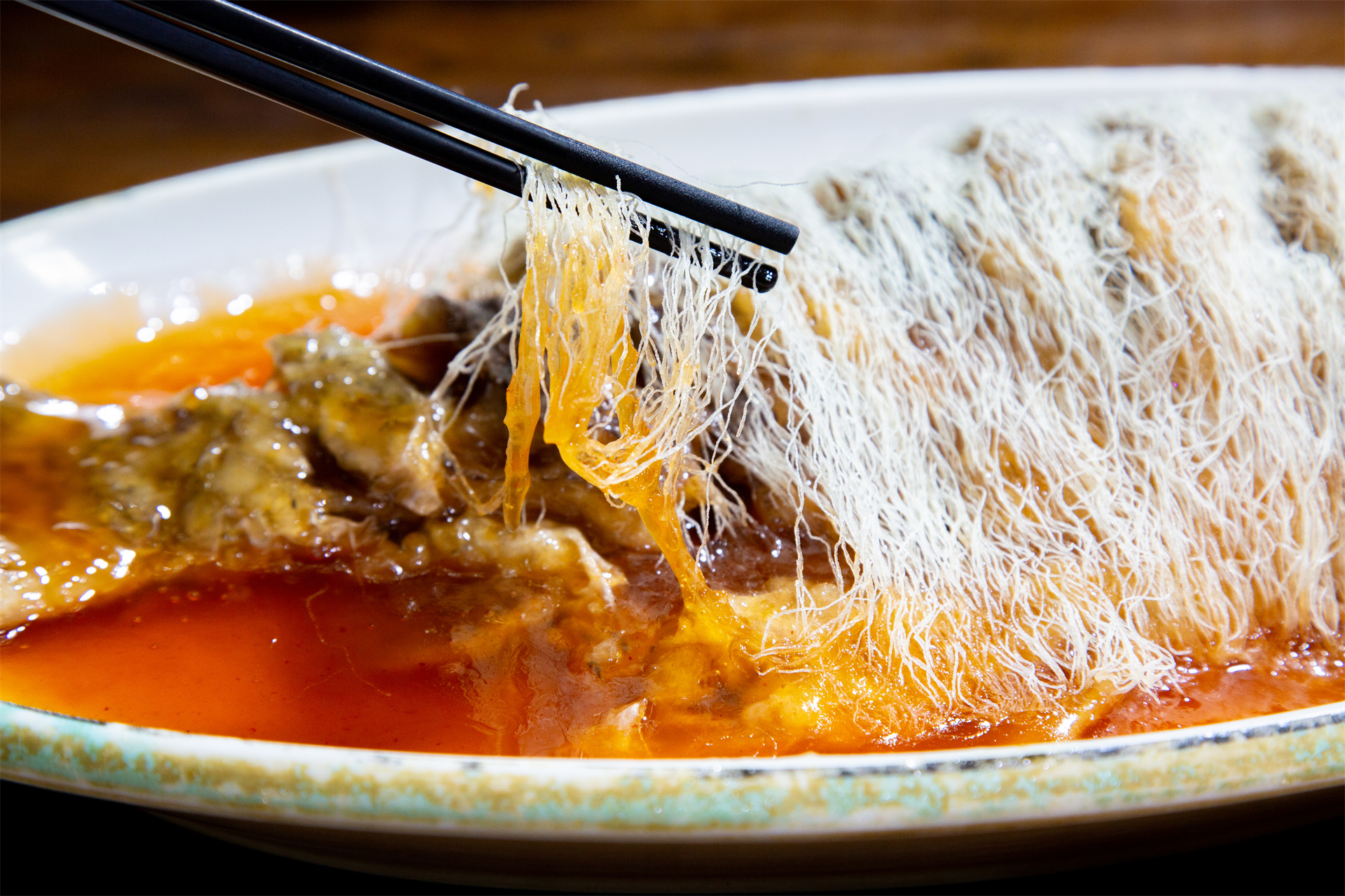 河南开封美食——鲤鱼焙面