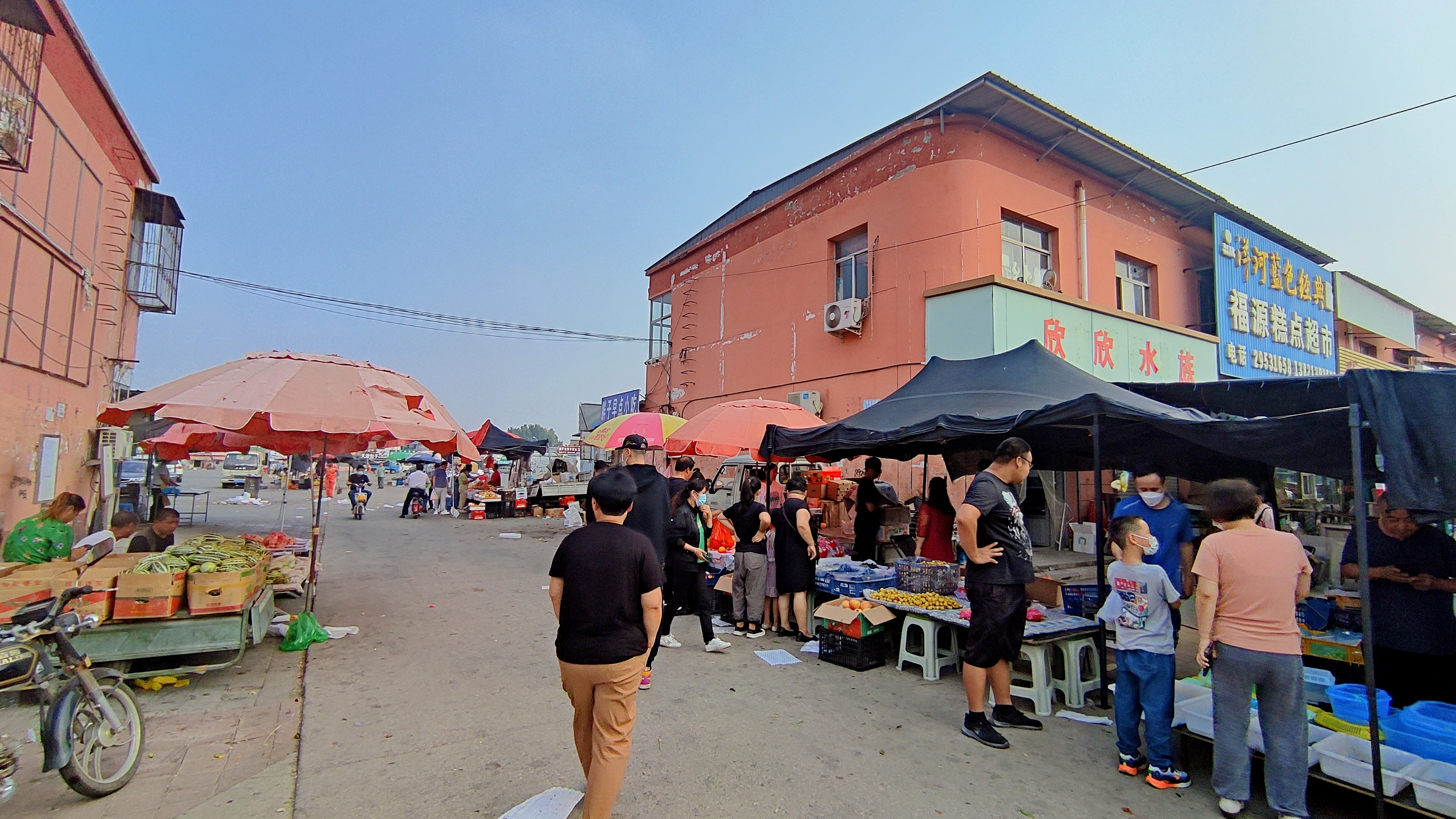 以熟食,小吃,饮品的品类存在,武清集市天津武清区梅厂照片天津梅厂国