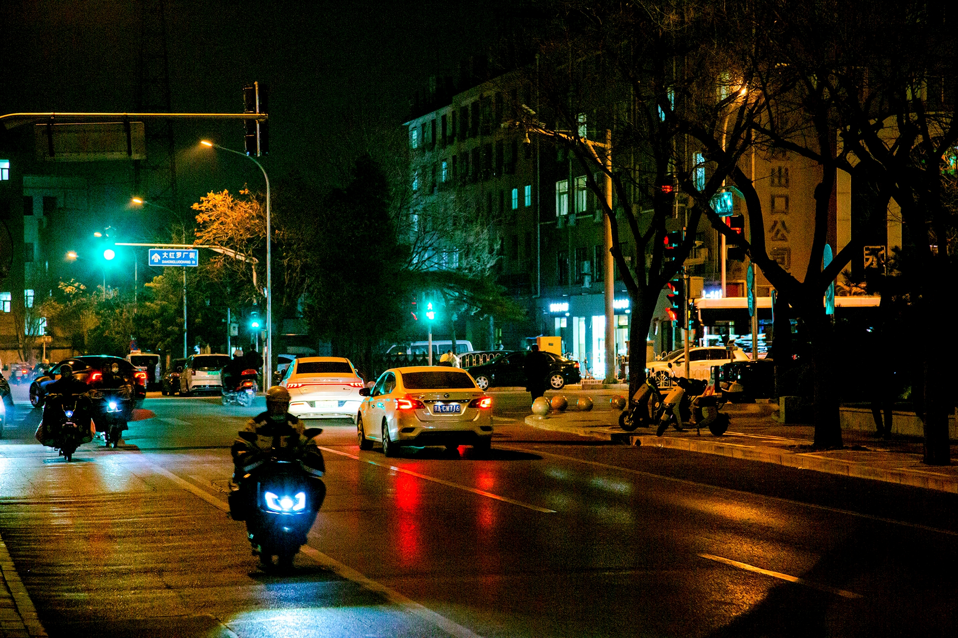 北京的夜景几度繁华