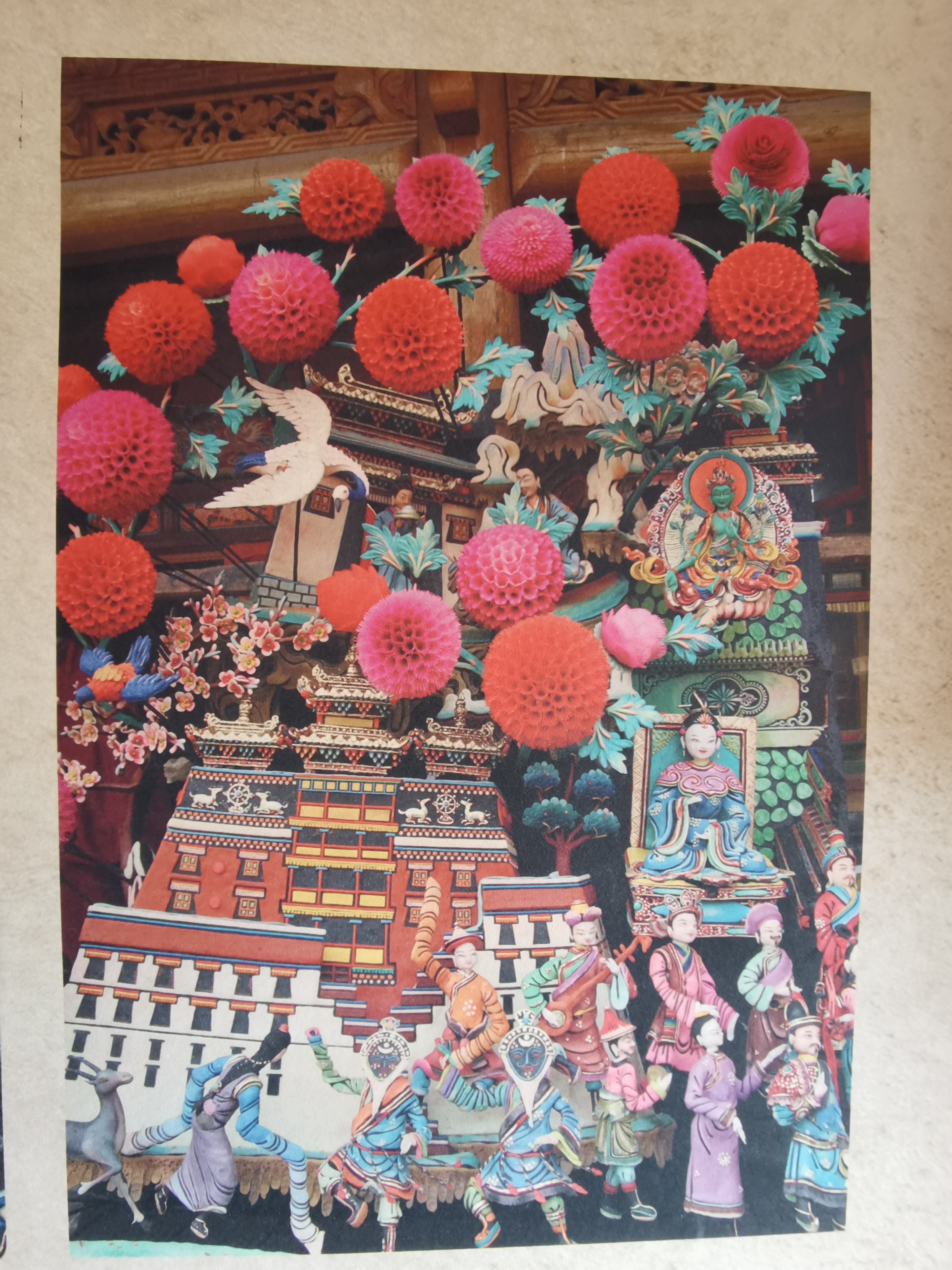 神奇的高原寺庙,国家非物质文化遗产酥油花,神秘的藏传佛教,使塔尔寺