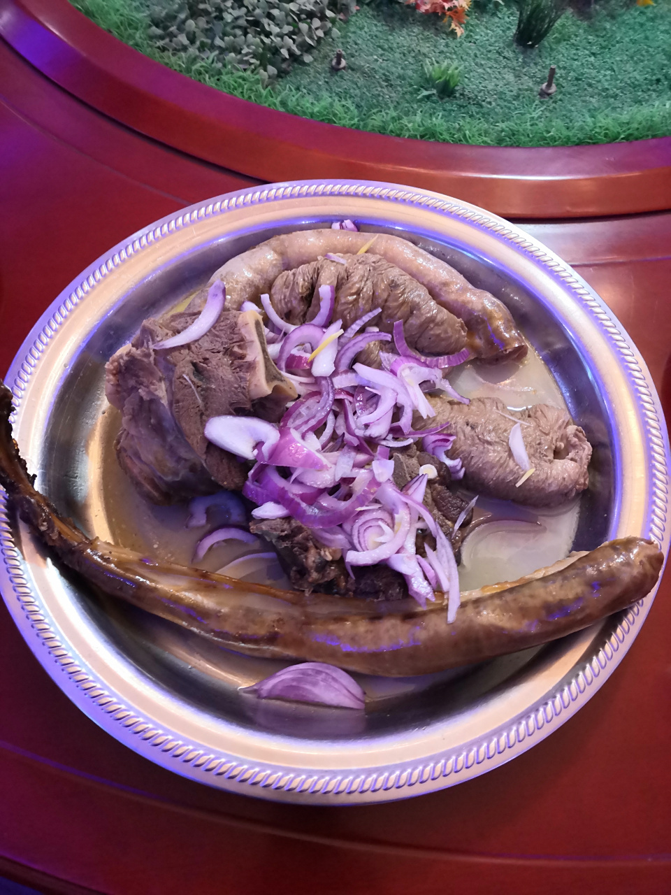 哈密 哈萨克族的美食   马肠   羊头