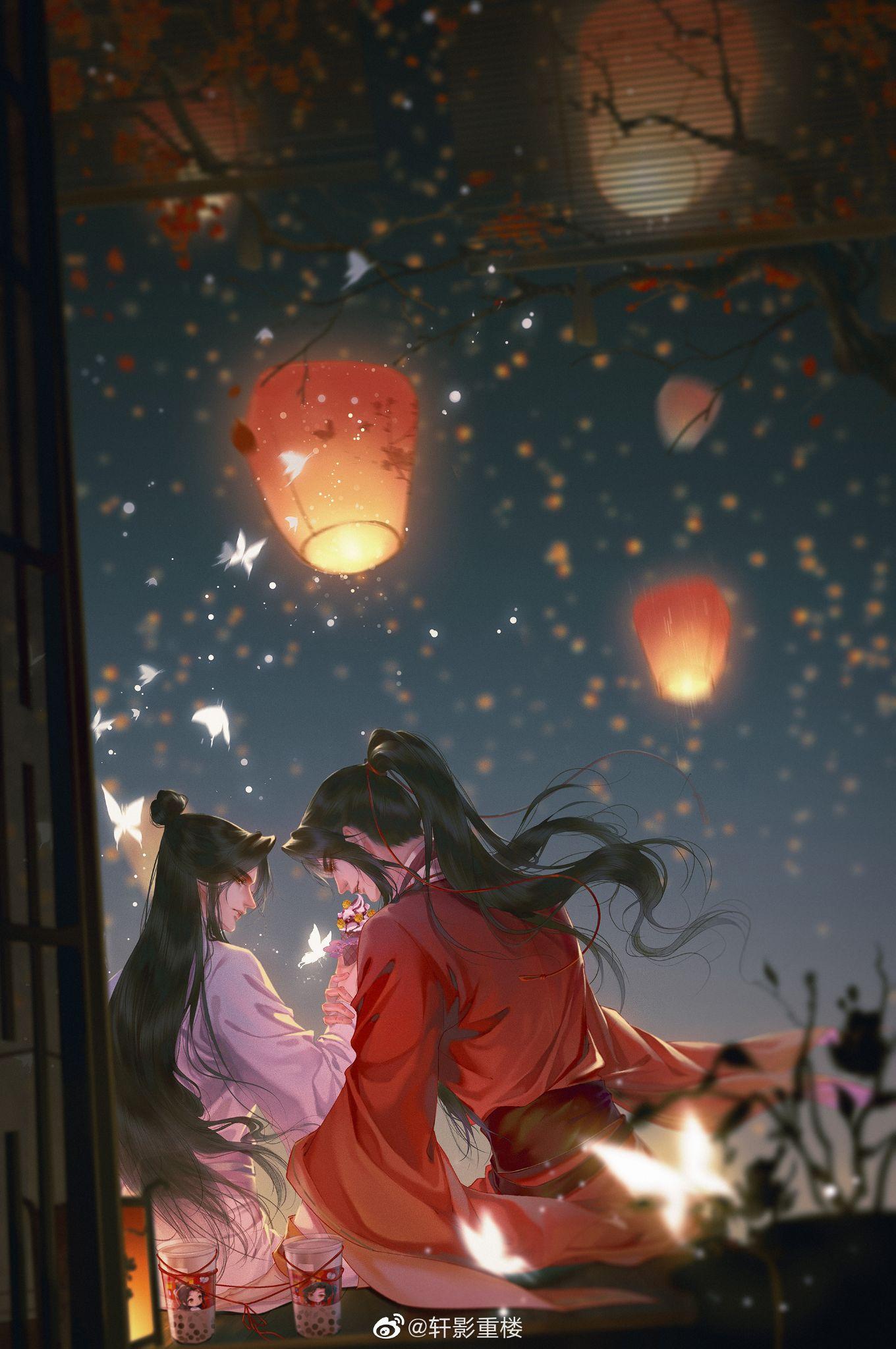 为你明灯三千,为你花开满城#天官赐福# #花怜cp