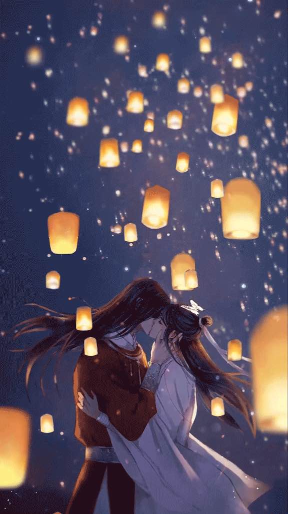 为你明灯三千,为你花开满城#天官赐福# #花怜cp