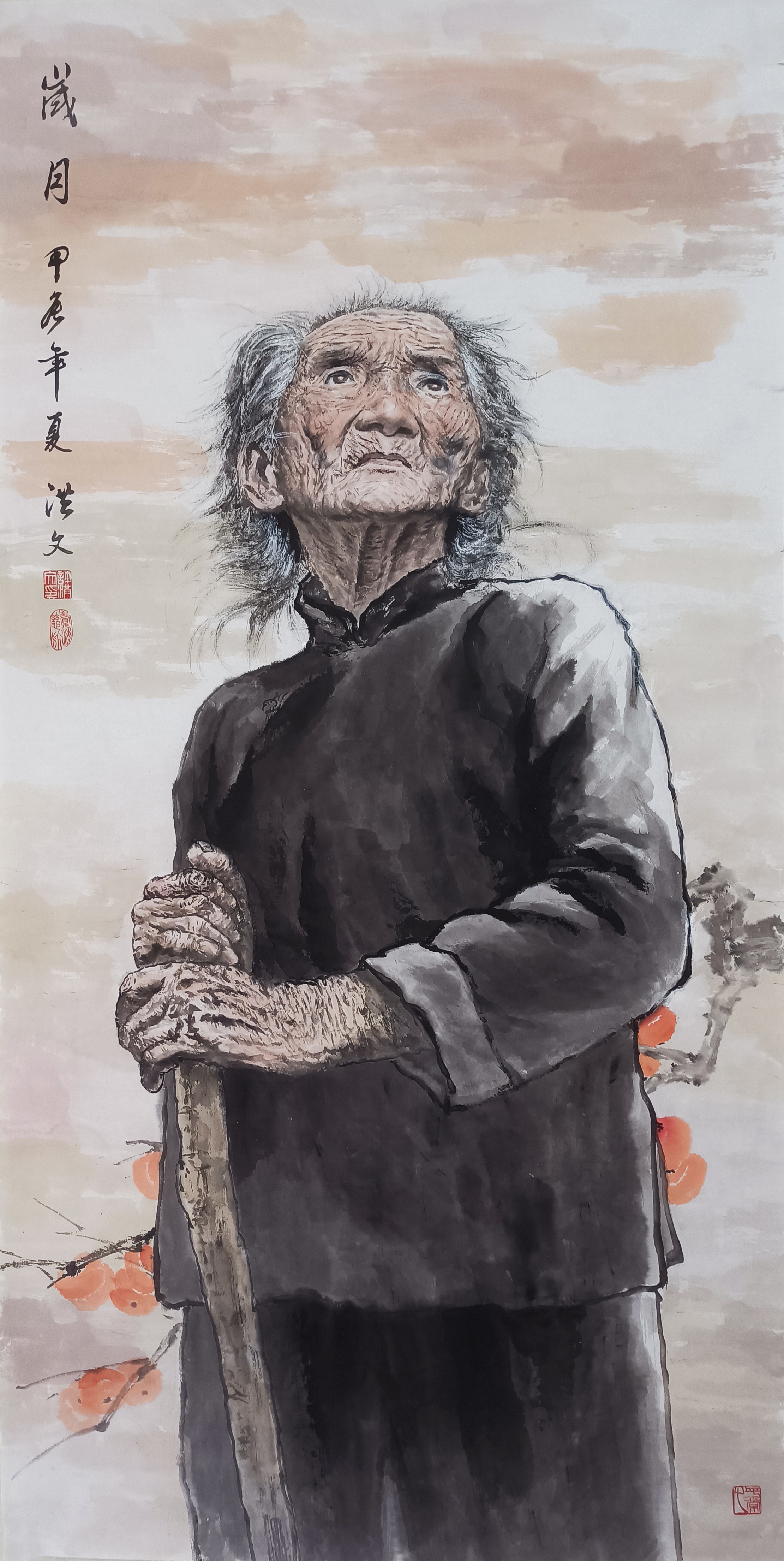 他笔下的老人,皱纹里