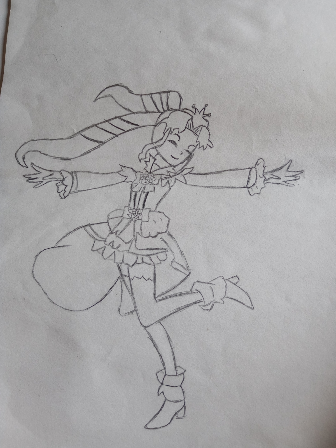我画的《巴啦啦小魔仙    飞跃彩灵堡》里的彩俐公主