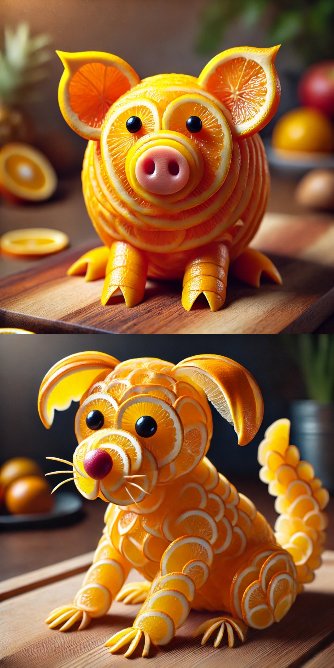 十二生肖橙子版,要吃一个嘛!#十二生肖