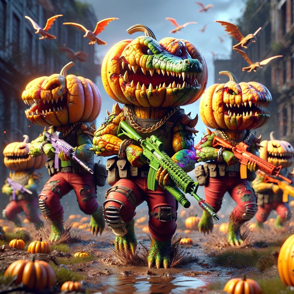 当动物吃了蔬菜发生变异,变成了合体怪物,好可怕!#动态连更挑战