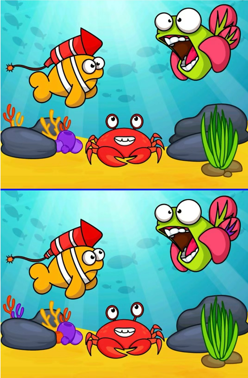 你能找出图片中几处不同的地方? #新年福气签